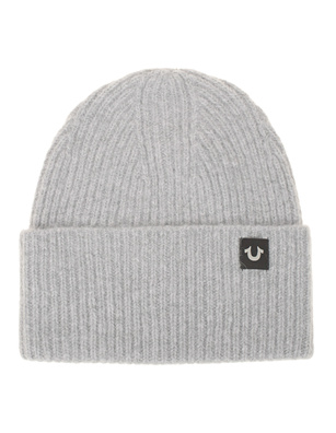 TRUE RELIGION Beanie Solid Arctic Silver