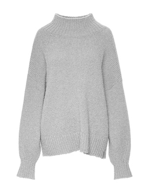 TRUE RELIGION Stand-Up Collar Arctic Silver