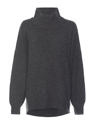 TRUE RELIGION Oversized Black Melange