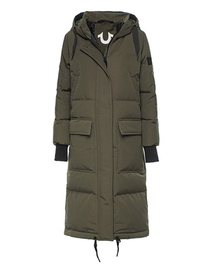 TRUE RELIGION Parka Down Olive