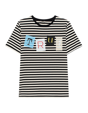 TRUE RELIGION Logo Stripe Popcorn