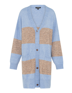 TRUE RELIGION Long Collarless Cornflower Blue
