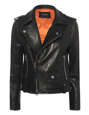 TRUE RELIGION Perfecto Biker Leather Black
