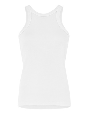 TRUE RELIGION Ribbed White