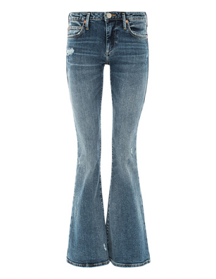 TRUE RELIGION Cora Low Rise Bootcut Blue