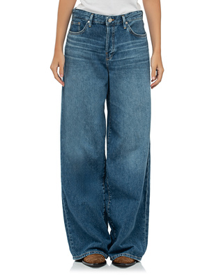 TRUE RELIGION Mandy Wide Leg Blue Denim