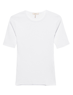 RAG&amp;BONE Essential Rib Tee White