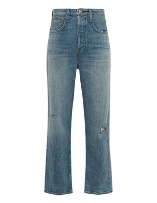 RAG&amp;BONE Maya High Rise Ankle Straight Blue