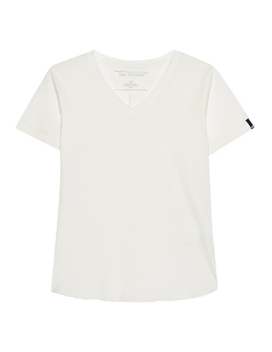 TRUE RELIGION V Neck Tee Off-White