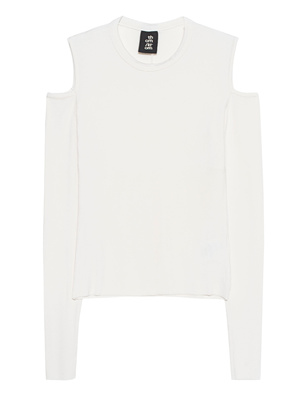 THOM KROM Cut Out Ribbed Off-White