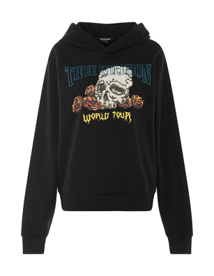 TRUE RELIGION Chrystal Skull Black