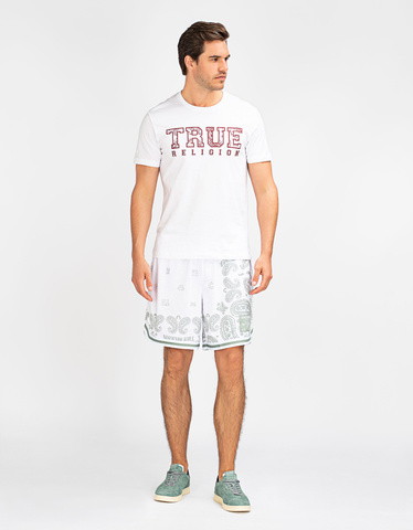 All white true religion shorts hotsell