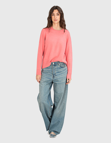 THE MERCER N.Y. Tuscon Pink Grapefruit Cashmere Pullover Sweaters