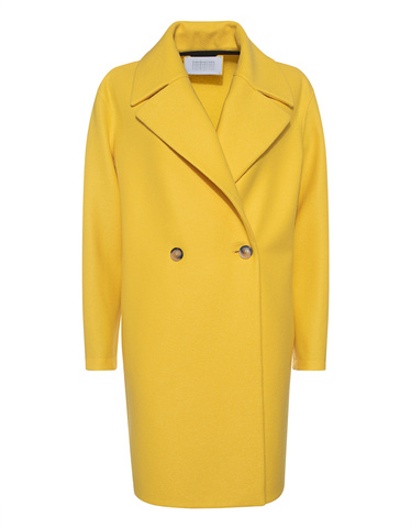 HARRIS WHARF LONDON Overcoat Light Pressed Wool Pinapple Wool coat