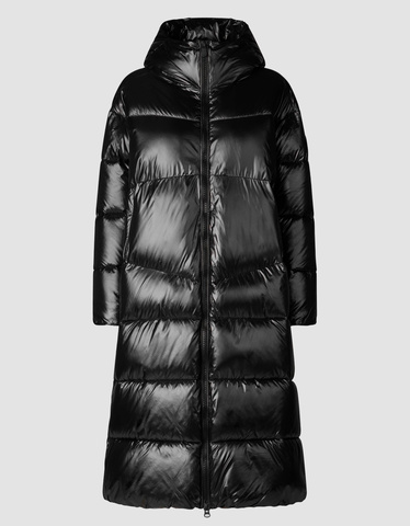 SAVE THE DUCK Clarice Black Quilted coat with hood Jackets Coats