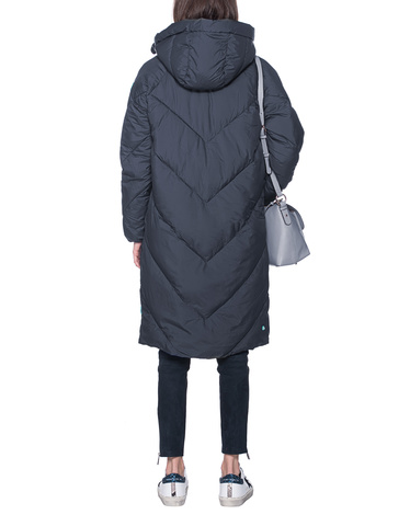 Save The Duck Recy 9 Anthracite Quilted Coat Of Recycled