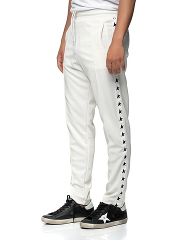 egoisme telt komponent GOLDEN GOOSE DELUXE BRAND Doro Stars Strip White Star Collection Track  pants with stripes - Pants