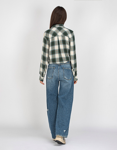 Icon denim jeans top