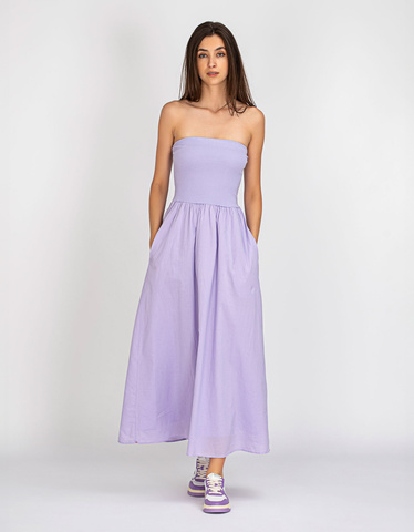 Lavender bandeau dress online