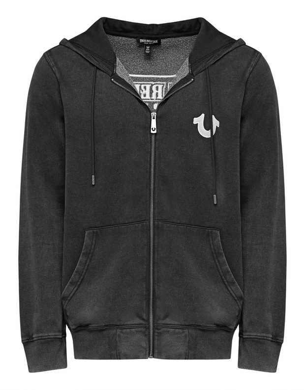 True religion sales black zip hoodie
