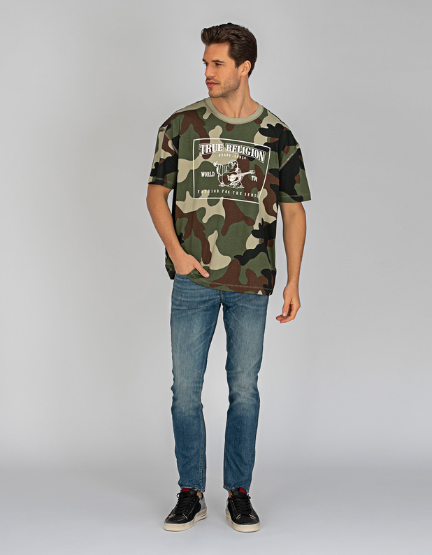True religion camo shirt discount