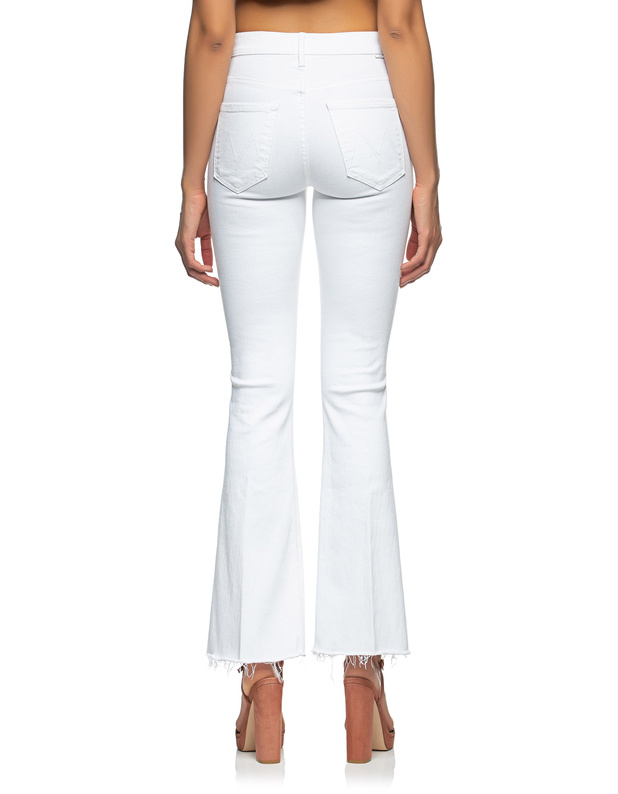 White flare leg jeans outlet