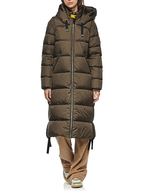 PARAJUMPERS Panda Olive Hooded down coat Jackets Coats