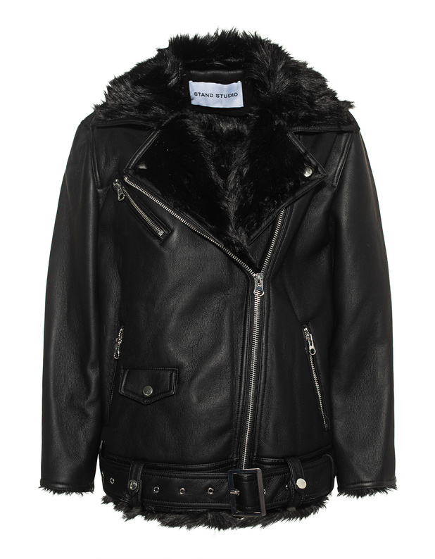 Artikel klicken und genauer betrachten! - Faux-Shearling-Jacke   | im Online Shop kaufen
