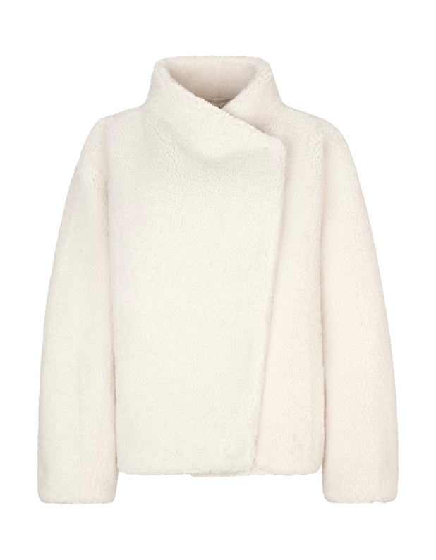 Artikel klicken und genauer betrachten! - Loose-Fit Teddyfell-Jacke  | im Online Shop kaufen