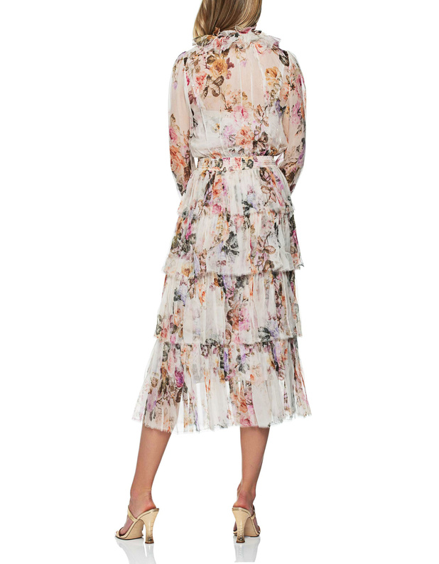 zimmermann tiered flared mini