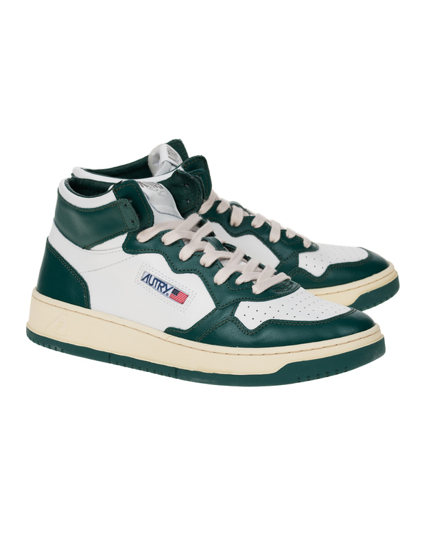 Artikel klicken und genauer betrachten! - High-Top Leder-Sneaker  | im Online Shop kaufen