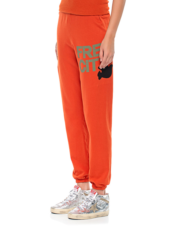 Orange free city sweatpants 2025