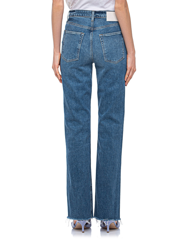 Damen Bekleidung Jeans Bootcut Jeans GRLFRND Baumwolle BOOTCUT-JEANS MELANIE in Blau 