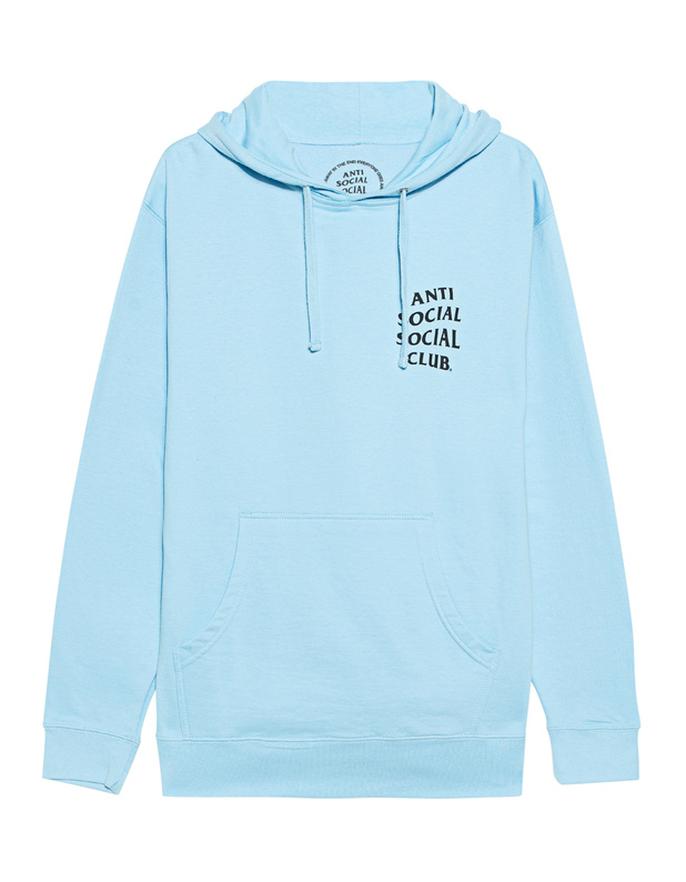 ANTI SOCIAL SOCIAL CLUB KKotch Blue Printed hoodie Loungewear Men