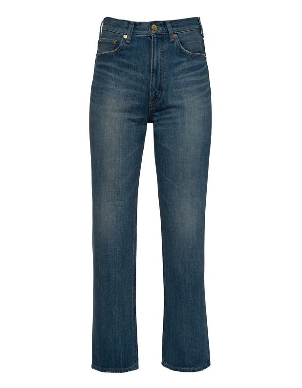 Artikel klicken und genauer betrachten! - High-Rise Straight-Leg Jeans  | im Online Shop kaufen